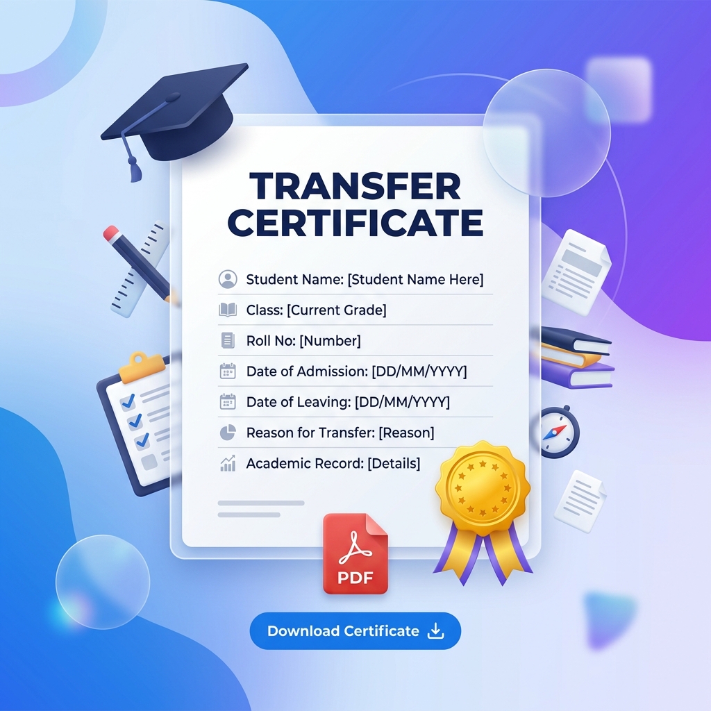 Transfer Certificate Illustration